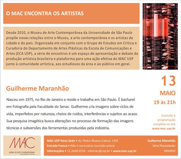 guilherme maranhão Mac encontra os artistas